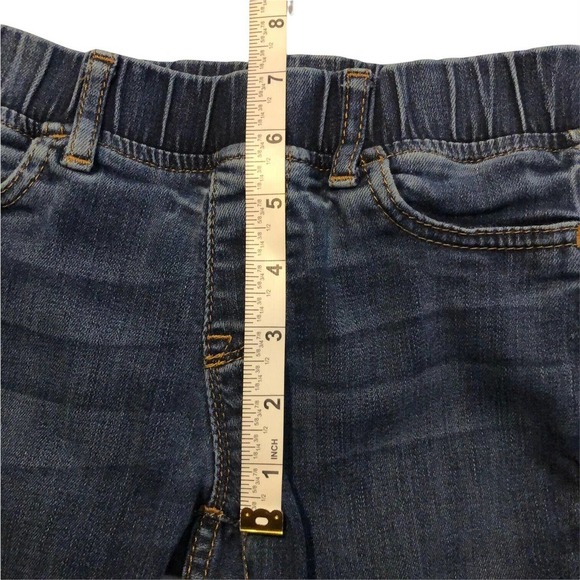 Gap Kids Girls Legging Denim Jean Size 8 Regular Medium Wash Pull On Easy Off - Picture 4 of 9